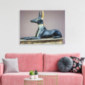 Anubis, ägyptischer Gott der Toten aus der Brust Leinwanddruck (Insitu (Wohnzimmer))