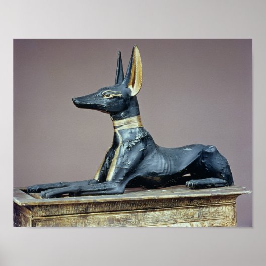 Anubis, ägyptischer Gott der Toten aus der Brust Poster (Vorne)