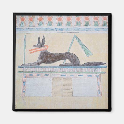 Anubis, ägyptischer Gott der Toten Magnet (Vorne)