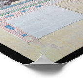 Anubis, ägyptischer Gott der Toten Poster (Ecke)