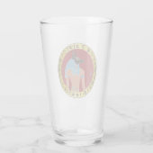 Anubis, ägyptischer Gott Glas (Rückseite)