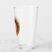 Anubis, ägyptischer Gott Glas (Links)