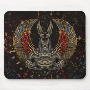 Anubis - ägyptischer Gott Mousepad