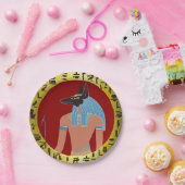 Anubis, ägyptischer Gott Pappteller (Party)