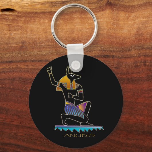 ANUBIS Ägyptischer Gott Schlüsselanhänger (Vorderseite)
