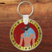 Anubis, ägyptischer Gott Schlüsselanhänger (Vorderseite)
