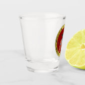 Anubis, ägyptischer Gott Schnapsglas (Links)