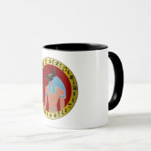 Anubis, ägyptischer Gott Tasse (VorderseiteRechts)