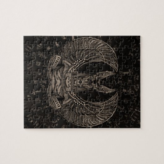 Anubis - ägyptischer GottSepia Puzzle (Horizontal)