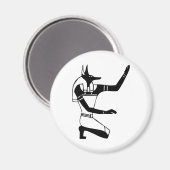 Anubis, Ägyptischer Hieroglyph Magnet (Vorderseite/Rückseite)