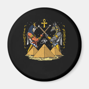 Anubis ägyptisches Gott-Ra Ankh Auge von Horus Magnet