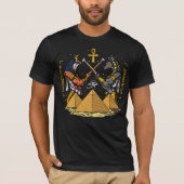 Anubis ägyptisches Gott-Ra Ankh Auge von Horus T-Shirt (Vorderseite)