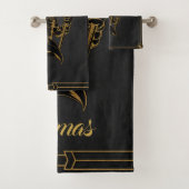 Anubis alt von Ägypten. Badhandtuch Set (Insitu)