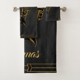 Anubis alt von Ägypten. Badhandtuch Set