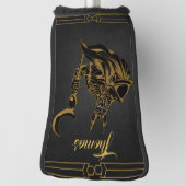 Anubis alt von Ägypten. Golf Headcover (Rotieren 90)