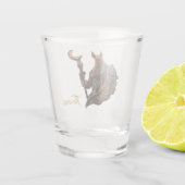 Anubis alt von Ägypten. Schnapsglas (Rückseite)