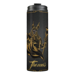 Anubis alt von Ägypten. Thermosbecher