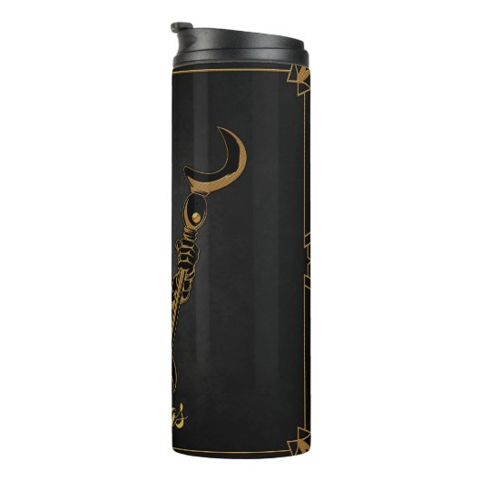 Anubis alt von Ägypten. Thermosbecher (Nach rechts gedreht)