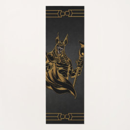 Anubis alt von Ägypten. Yogamatte