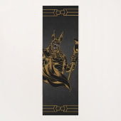 Anubis alt von Ägypten. Yogamatte (Rückseite)
