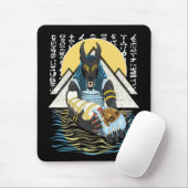 Anubis Alte ägyptische GottIllustration Mousepad (Mit Mouse)