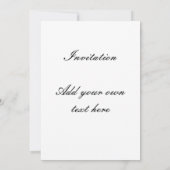 Anubis, alter Ägypter Einladung (Rückseite)