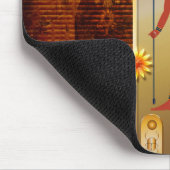 Anubis, alter Ägypter Mousepad (Ecke)