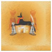 Anubis, alter Ägypter Stoff (Nahaufnahme)