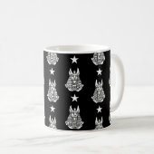 Anubis Alter ägyptischer Gott Kaffeetasse (VorderseiteRechts)