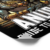 Anubis alter ägyptischer Todesgott Poster (Ecke)