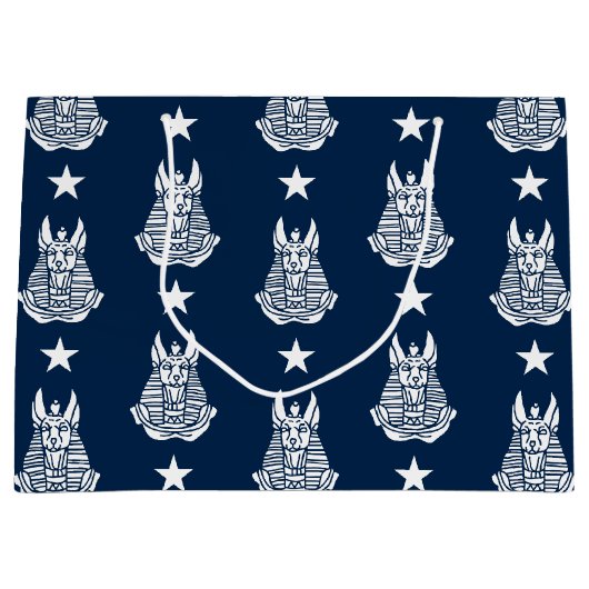 Anubis Ancient Ägyptens Große Geschenktüte (Vorderseite)