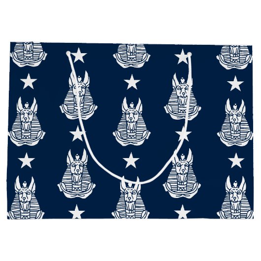 Anubis Ancient Ägyptens Große Geschenktüte (Rückseite)