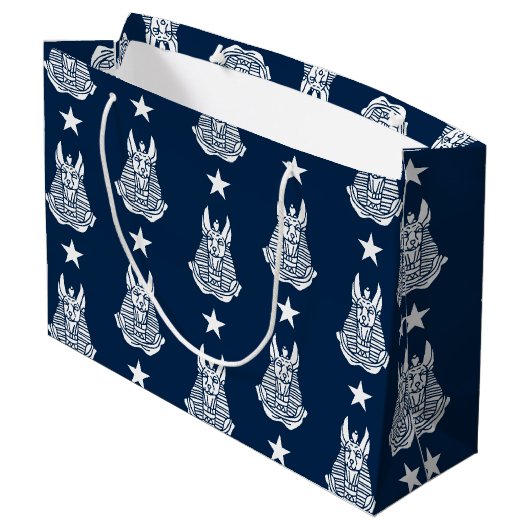 Anubis Ancient Ägyptens Große Geschenktüte (Rückseite Schrägansicht)