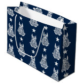 Anubis Ancient Ägyptens Große Geschenktüte (Vorderseite Schrägansicht)