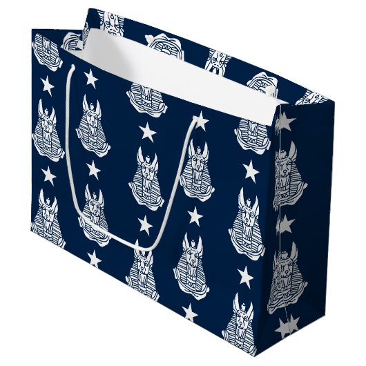 Anubis Ancient Ägyptens Große Geschenktüte (Vorderseite Schrägansicht)