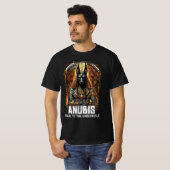 Anubis Ancient Egyptian GOD Guide to Underworld T-Shirt (Vorne ganz)
