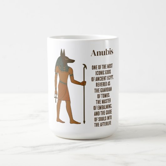 Anubis - Ancient Egyptian History Kaffeetasse (Mittel)