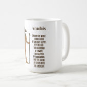 Anubis - Ancient Egyptian History Kaffeetasse (VorderseiteRechts)