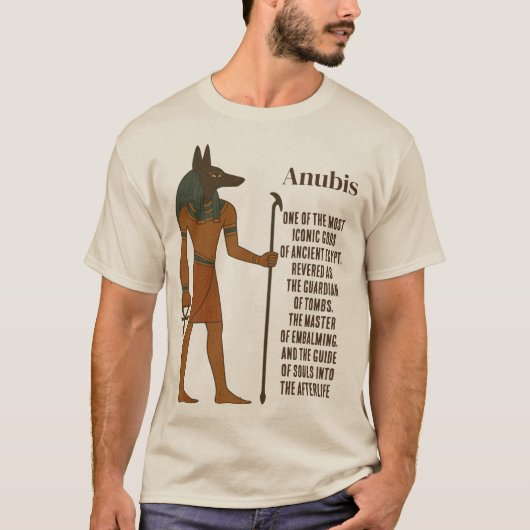 Anubis - Ancient Egyptian History T-Shirt (Vorderseite)