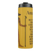 Anubis - Ancient Egyptian History Thermosbecher (Vorderseite)