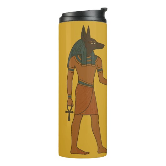 Anubis - Ancient Egyptian History Thermosbecher (Nach links gedreht)