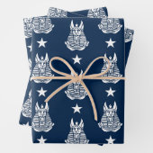 Anubis Antike ägyptische Wrapping Paper Sheets Geschenkpapier Set (Beispiel)