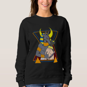 Anubis Art Anubis und Bastet Anubis Jackal Anubis Sweatshirt