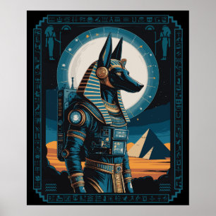 Anubis Astronaut - Kosmischer Wächter des Afterlif Poster