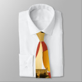 Anubis auf goldenem Hintergrund Krawatte (Gebunden)