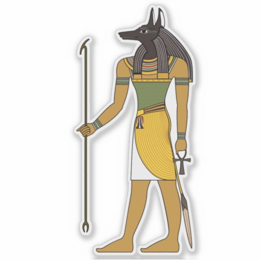 Anubis Aufkleber (Vorderseite)