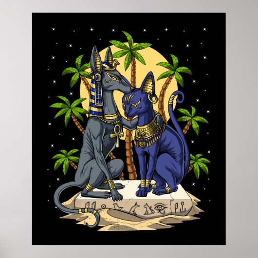Anubis Bastet Poster (Vorne)