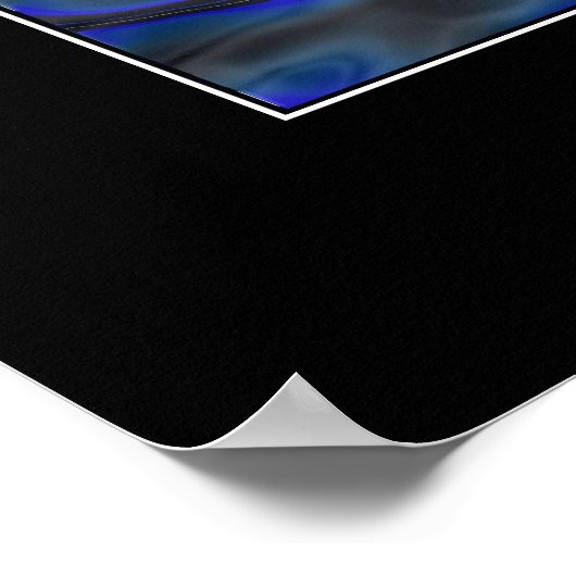 "Anubis bereitet den Weg zur Ewigkeit vor" Art Pos Poster (Ecke)