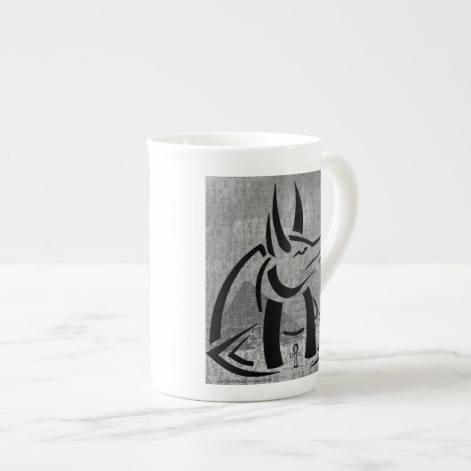 Anubis Bone China Tasse (Vorderseite Rechts)
