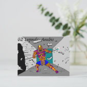Anubis "breakthrough"-Postcard Postkarte (Stehend Vorderseite)